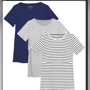 Women's 3 Pack Maternity Breastfeeding T-Shirts -